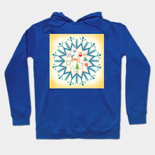 Christmas snowflakes Hoodie